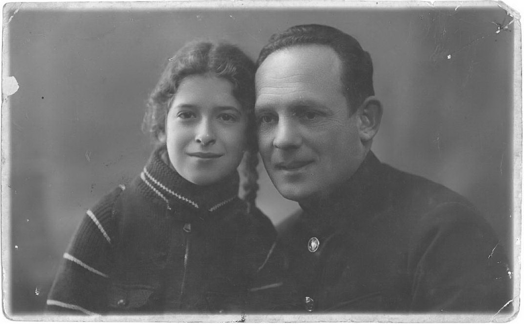 Эпштейн Иосиф Михайлович с дочерью Аллой